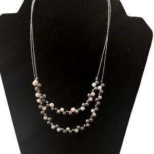 Lia Sophia Multicolored Pearl Necklace
